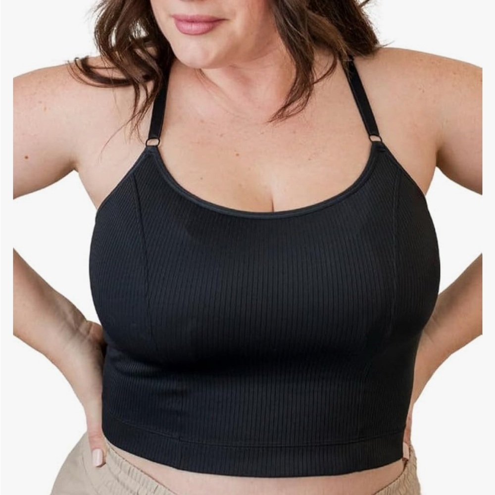 NWT Davin & Adley Amelia Ribbed Cropped Cami